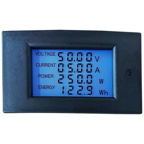 直流电能表数显多功能电力监测仪100V 20A/50A/100A 电压电流功率