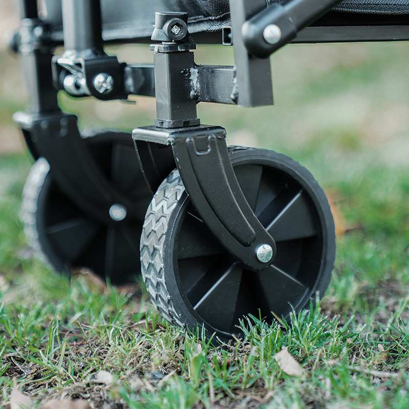 新款户外折叠野营车轻便折叠车简易拉杆营地手推车买菜摆摊小推车