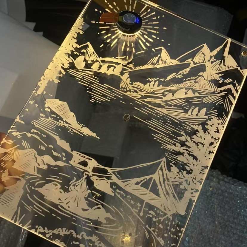 新款山川一单元igt亚克力发光板