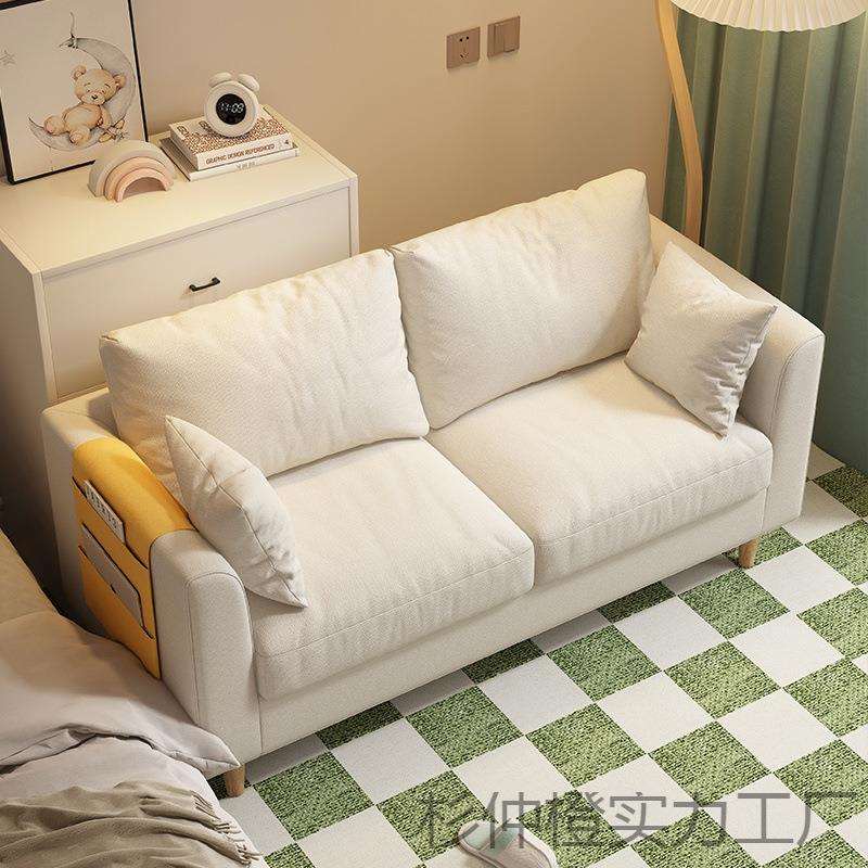 新款沙发小户型北欧简约现代卧室出租房简易双人客厅懒人神器家具