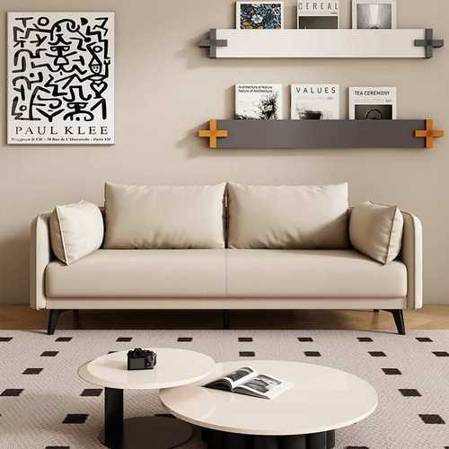 卧室公寓出租屋接待休息区三人双人沙发轻奢小户型科技布沙发客厅