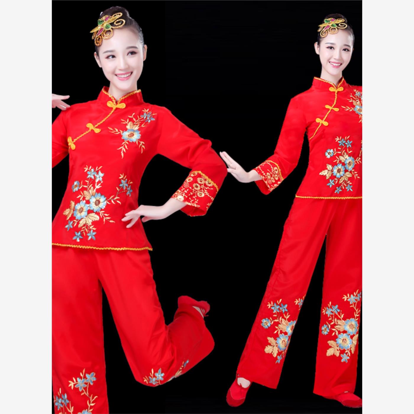 广场舞套装民族舞蹈服女