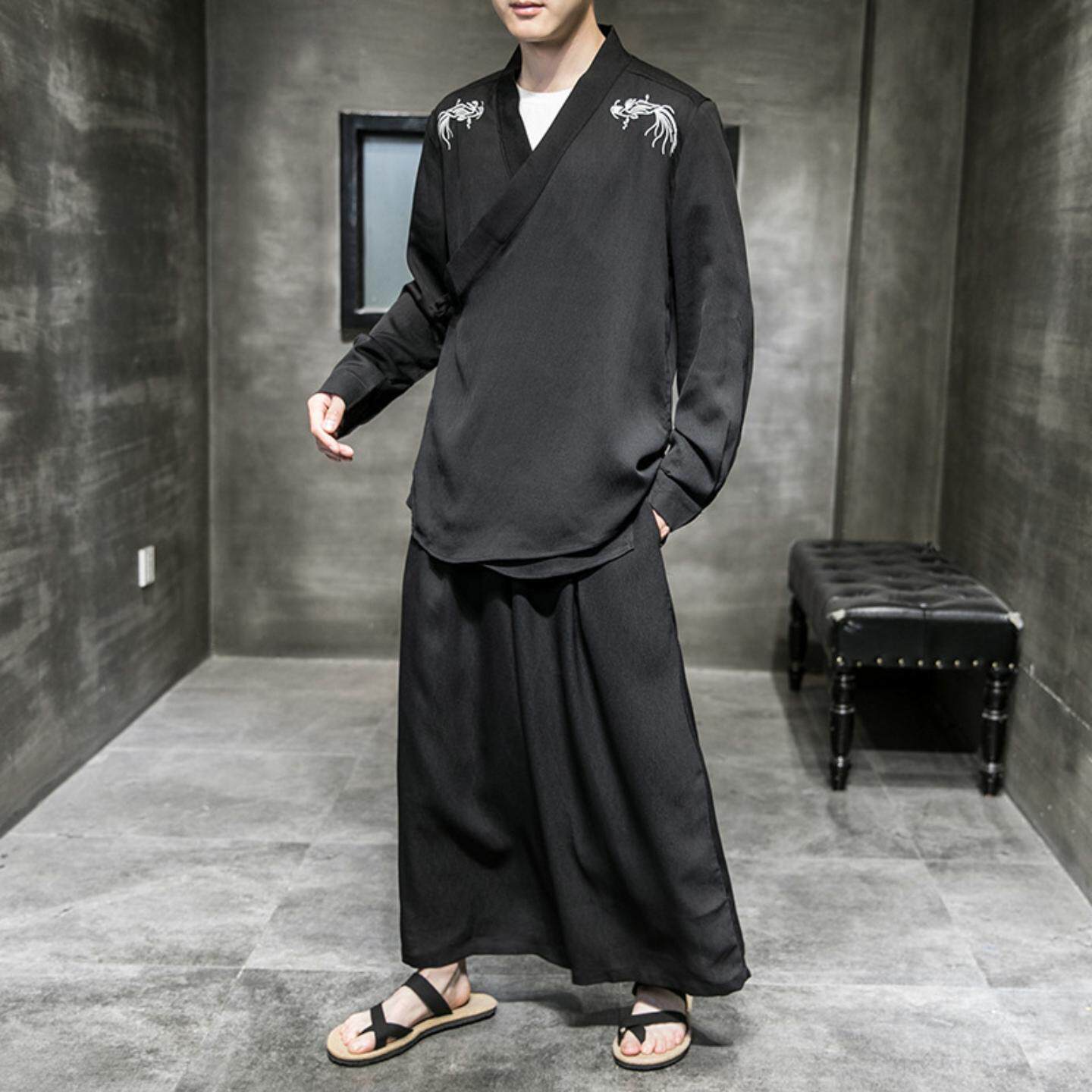 夏季改良汉服男古风男士古装外套