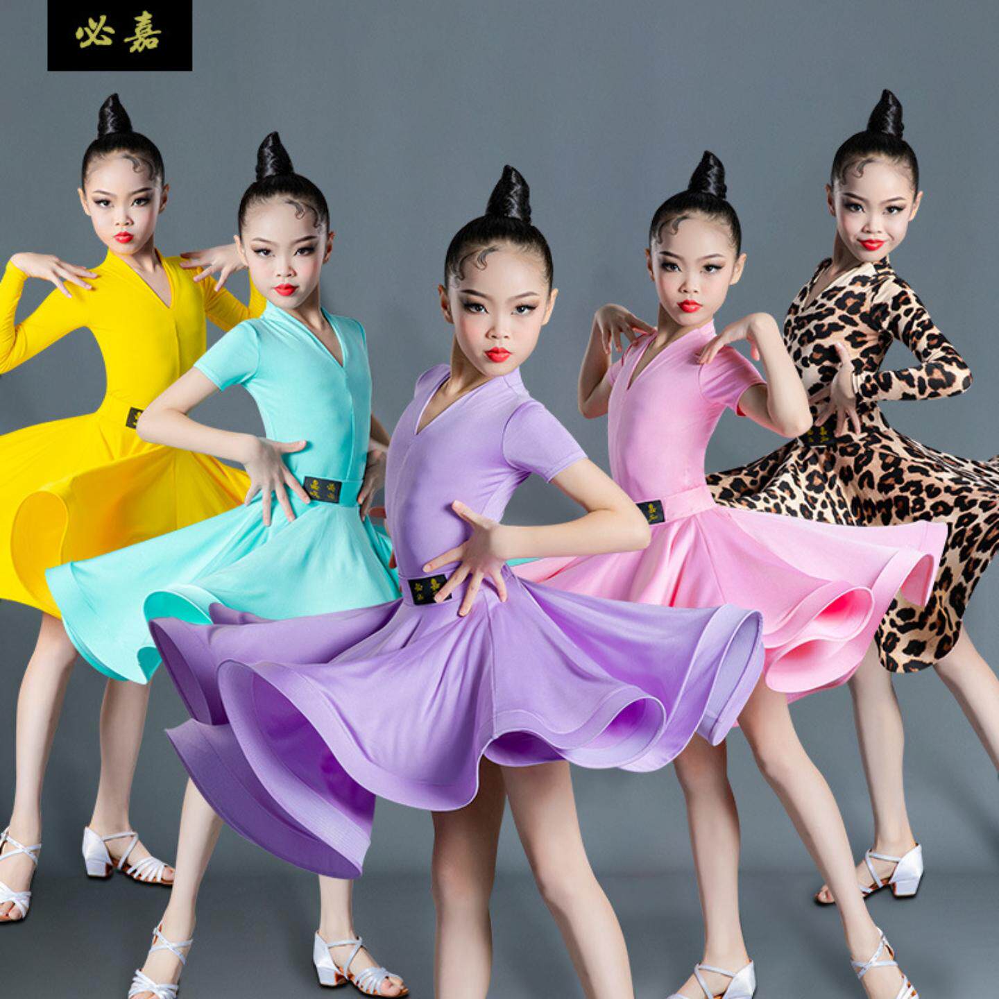 儿童拉丁舞服女童舞蹈服少儿