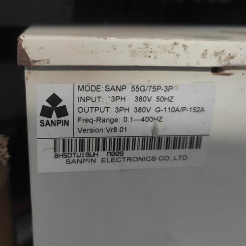 议价二手拆机变频器SANP-55G/75P-3P，价格面议
