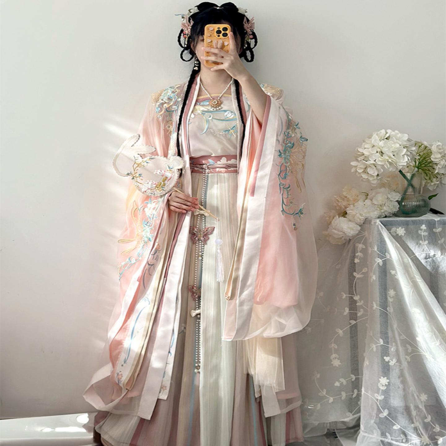 宋制汉服女新款齐腰飘逸仙气