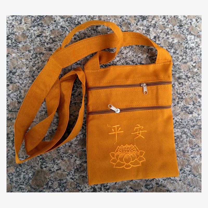 平安莲花袋背包腰包荷花