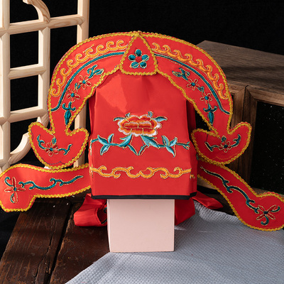 江南四大帽子梁祝古装唐伯虎秀才小生帽子年会京剧戏剧帽子