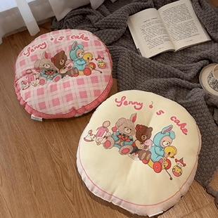 可爱熊蒲团坐垫椅子垫久坐护腰办公室学生宿舍沙发榻榻米2025新款