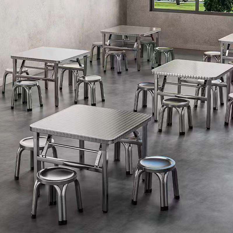 304不锈钢折叠桌便携式烧烤桌子户外摆摊地摊夜市简易餐桌长方桌