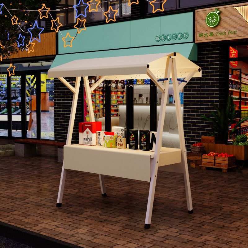 地摊集市摊位展示架花车夜市网红摆摊促销户外移动可折叠架子