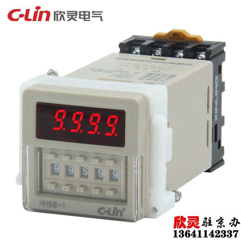 HHS6-1欣灵时间继电器数显延时控制器JSS48A-1Z DH48S的改进型