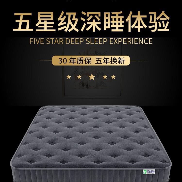 席梦思弹簧床垫加厚20cm双人1.5m1.8米酒店家用乳胶软垫椰棕硬垫