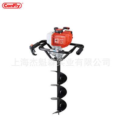 康飞canfly 44F地钻机二冲程单双人挖坑种植机冰钻地钻园林挖坑机