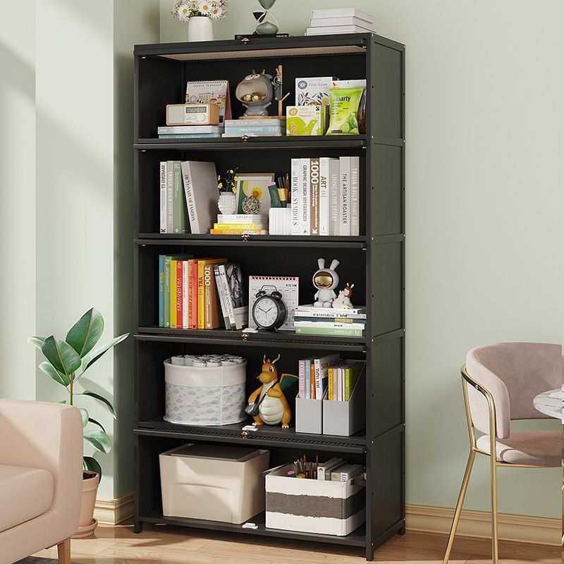 新款藤编柜子防尘书柜置物架多层柜展示柜落地家用客厅收纳柜落地