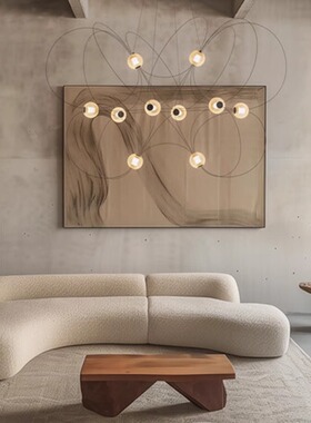 Lutz Pankow设计师Munari吊灯创意酒店别墅楼梯客厅餐厅氛围灯