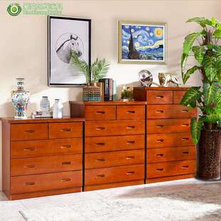 实木四五六七斗柜储物柜卧室抽屉式收纳柜香樟木多功能柜卧室收纳