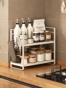 2026调料置物架厨房架子台面油盐酱醋收纳窄转角调味品调料架家用