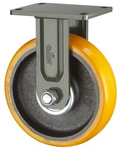 282 SUPO 250 J35 聚氨酯 10寸 向荣动力 超重型 定向脚轮