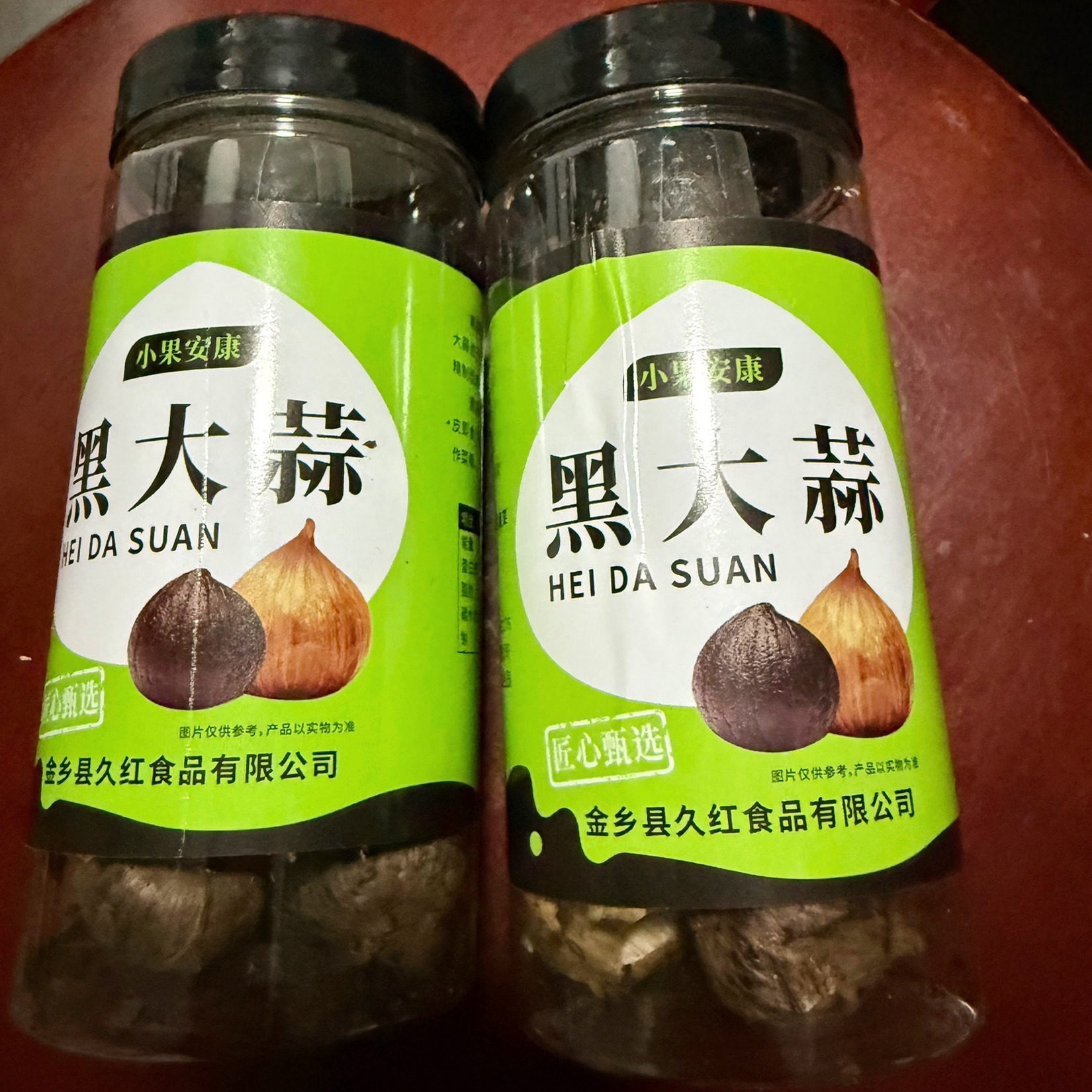 小果安康独头黑蒜山东特产独头黑蒜精品发酵独头黑大蒜即食零食