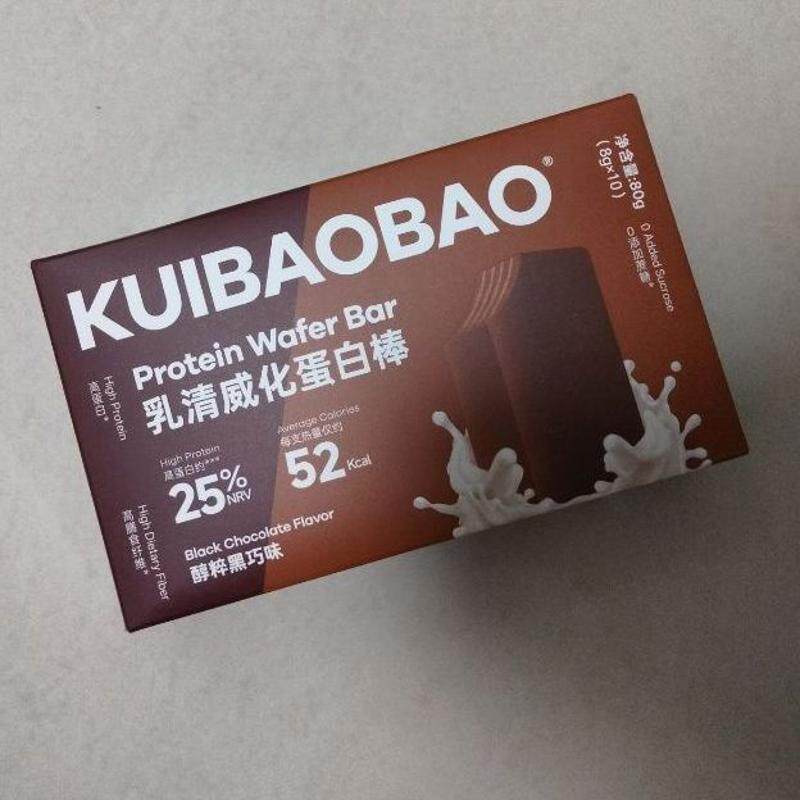 kuibaobao乳清蛋白棒代餐饱腹能量减0低饼干卡健身脂营养零食品