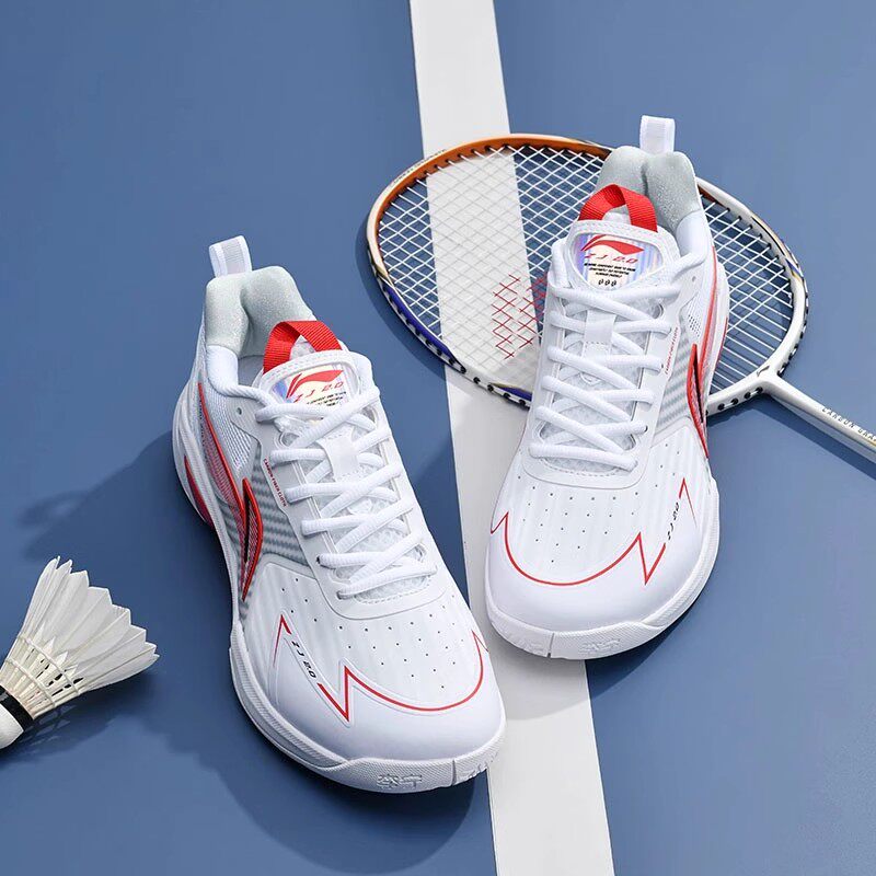李宁战戟2.0羽毛球鞋男女款专业减震耐磨高回弹比赛运动鞋AYZU019