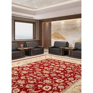 接待沙发单人位商务会客接v待洽谈会议贵宾休息室真皮茶几接待室