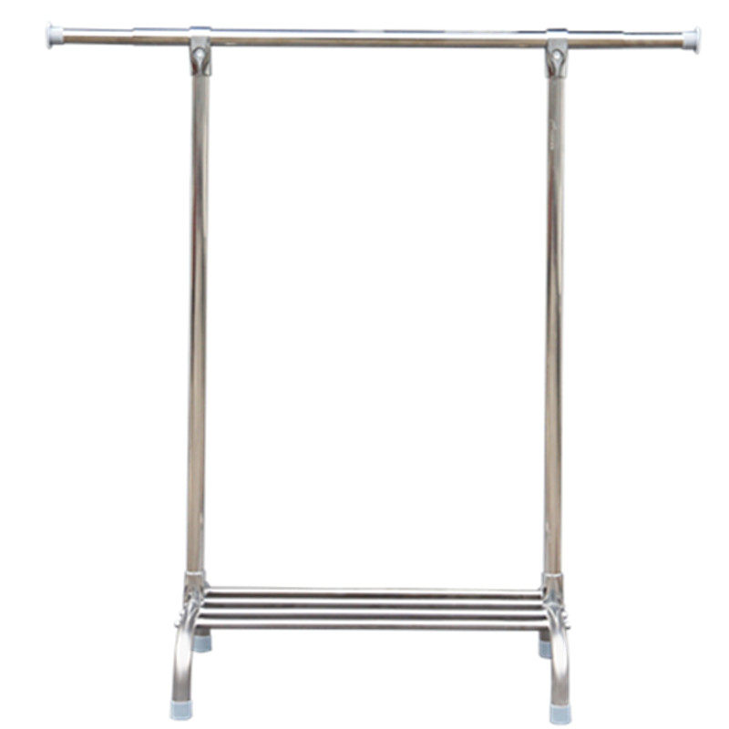 欧风落地晾衣架置鞋架p款不锈钢阳台挂衣杆室内单杆挂衣架衣帽架,收纳整理,置地/升降晾晒衣架,淘宝优惠券,粉丝福利购,淘宝优惠卷