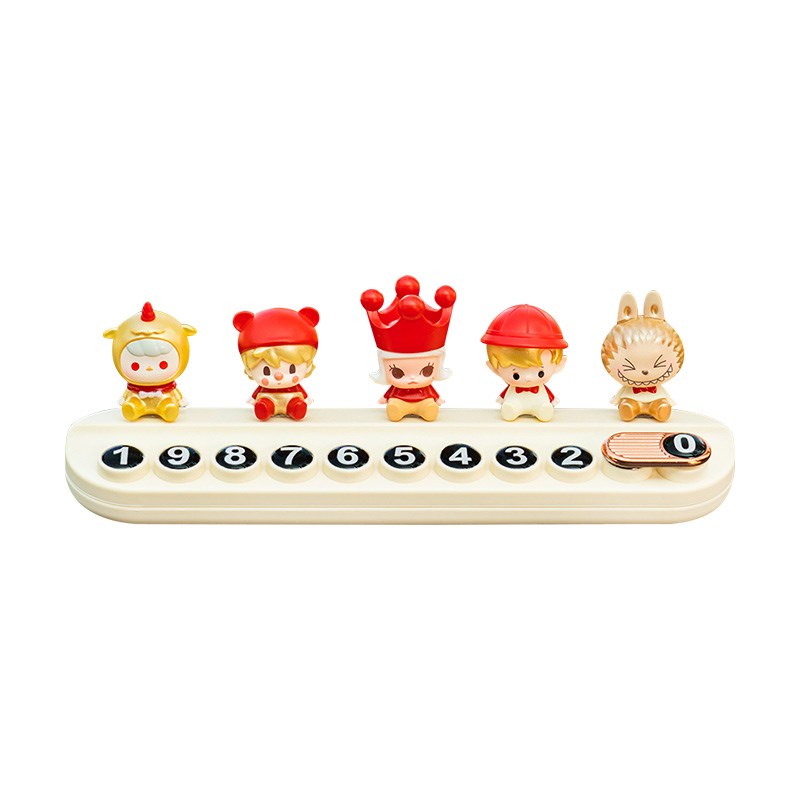 挪车电话牌女生高级汽车临时停车牌泡泡玛L特车载电话号码牌移车