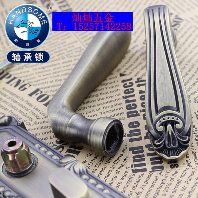 海诗蔓青古铜色欧式室o内卧室房间门锁卫生间分体执手锁木门把手