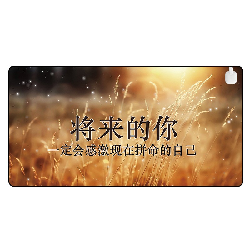电热取暖发热桌垫电脑加热暖手鼠标垫办公室桌面加热W垫超大暖桌