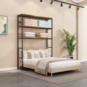 四件套被芯枕头床单家纺店u展示架床上用品货柜布料置物架仓储货