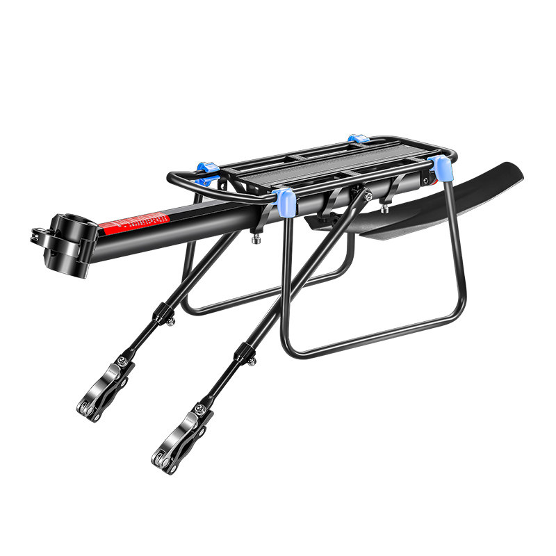 自行车货架快拆式铝合金单t车后坐垫山地车货架挡泥板骑行装备配