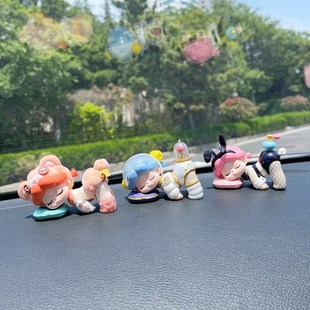 汽车停车牌梦境公主立体临t时停车号码牌车载挪车电话车内饰品摆