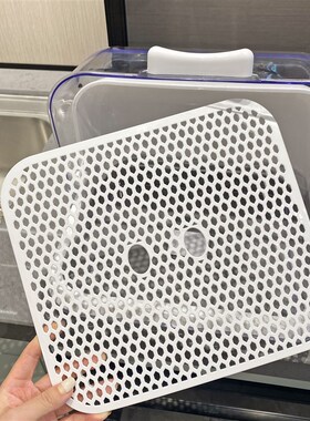 家用厨房水杯奶瓶收纳箱可沥w水儿童碗筷餐具收纳盒翻盖防尘储物