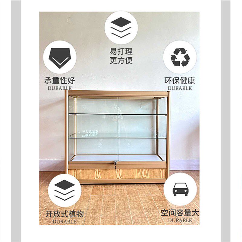 玻璃柜台展示柜首饰饰品货架精品柜手机展示架药店V医院模具陈列