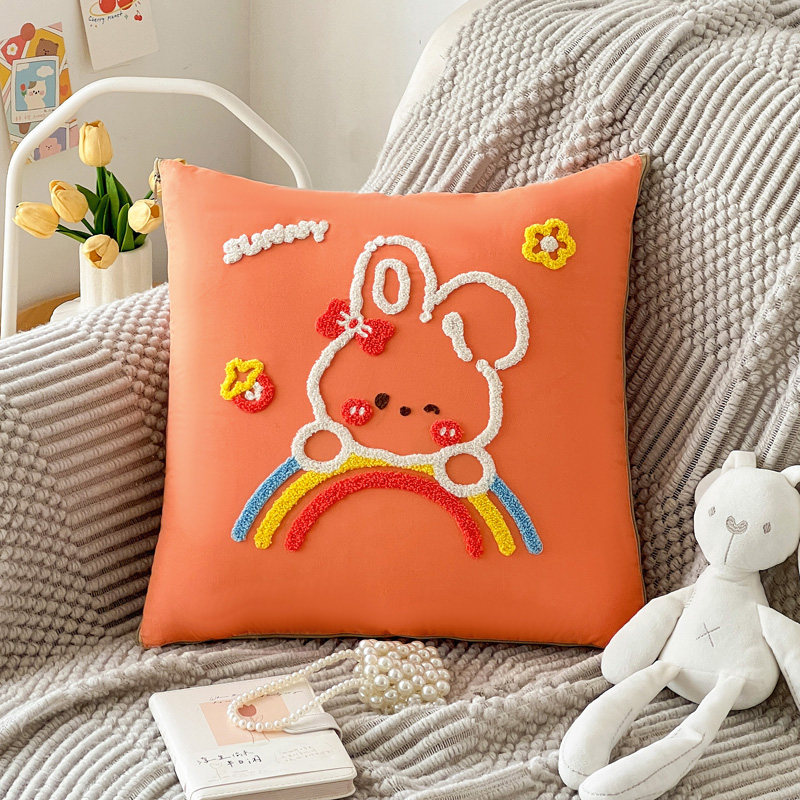 抱枕被子两用个性l可爱卡通折叠空调被汽车内靠垫枕办公室午睡四