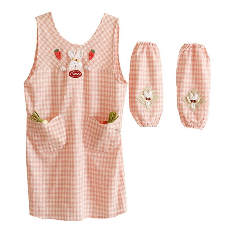 日单可爱纯棉防油反穿衣罩衣x烘焙花艺咖啡厅画画工作服无袖围裙,家庭/个人清洁工具,围裙,淘宝优惠券,粉丝福利购,淘宝优惠卷