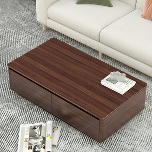 新品仿木b纹茶几垫桌垫电视柜组合胡桃木色实木红木桌布台W布2023