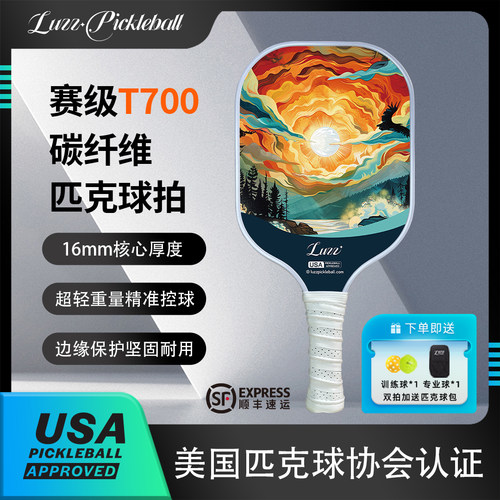 高颜值专业进阶碳纤维匹克球拍