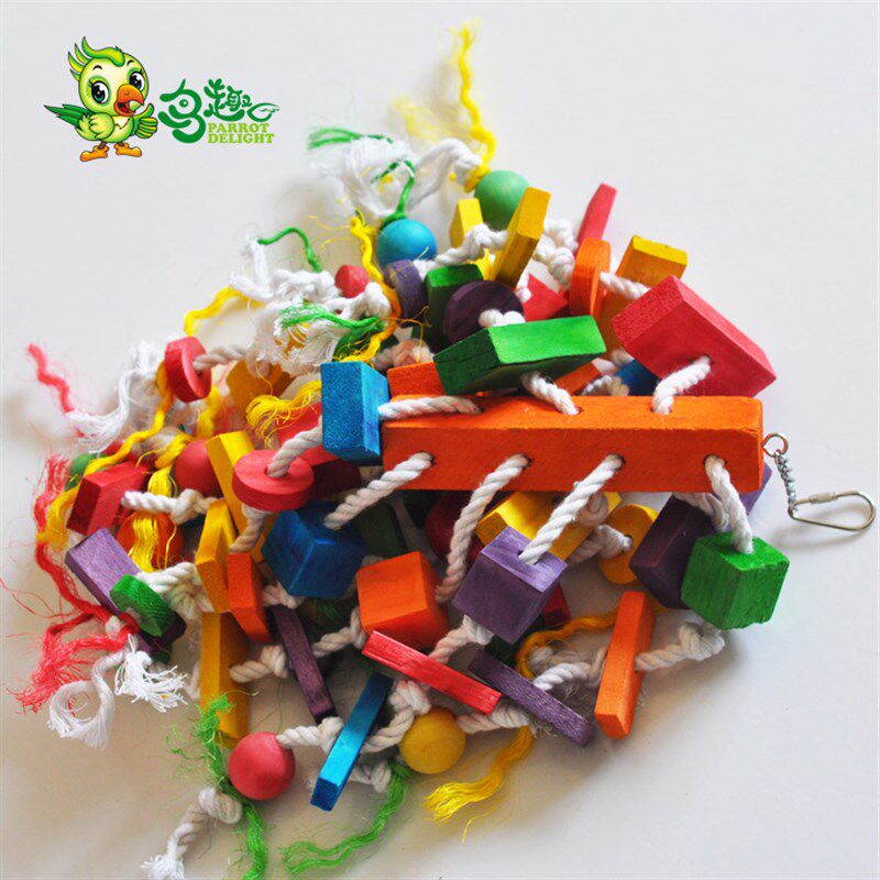 鸟趣宠物用品 鹦鹉用品鸟类玩具灰机葵花金刚啃咬玩具包邮