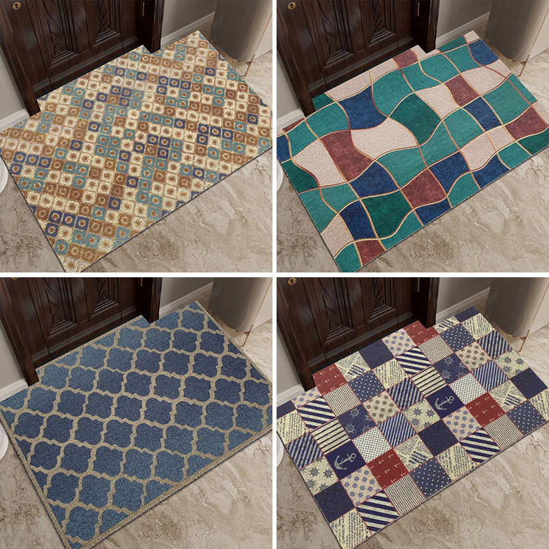 丝圈地垫脚垫家用入户门垫美式进门玄关垫地板垫子欧式可裁剪地毯,居家布艺,家用脚垫,淘宝优惠券,粉丝福利购,淘宝优惠卷