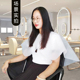 一次性披肩烫染发焗油美发店发廊专用围布围脖加厚无纺布防水披肩