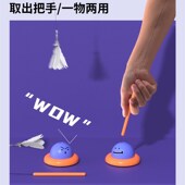 喵川铺子羽毛逗猫棒钢丝长杆吸盘猫咪自嗨高级耐咬网红猫玩具