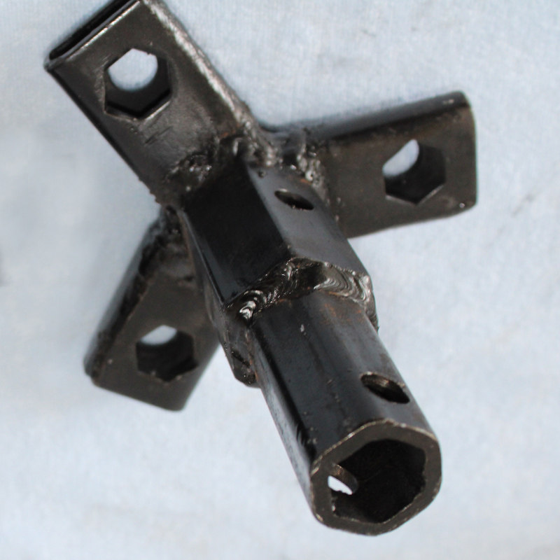 包邮农机配件微耕机旋耕刀座加长调节支架插入端外六方23毫米轴管