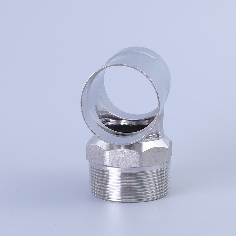 304不锈钢承插焊式管件外螺纹转换三通新型薄壁承插式焊接三通