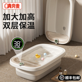 婴儿洗澡盆宝宝浴盆儿童大号幼儿可坐新生儿洗澡桶不折叠一体小孩