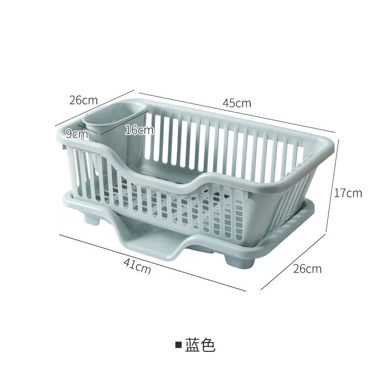 厨房台面碗碟沥水篮水槽置物架塑料餐具家用放碗筷滤水收纳盒碗盘