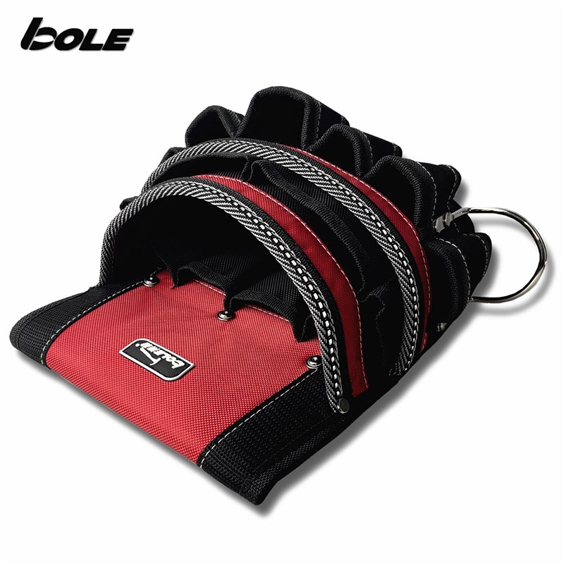 博勒BOLE工具包加强精品大号腰挂工具袋电工腰包加厚耐磨防水背包