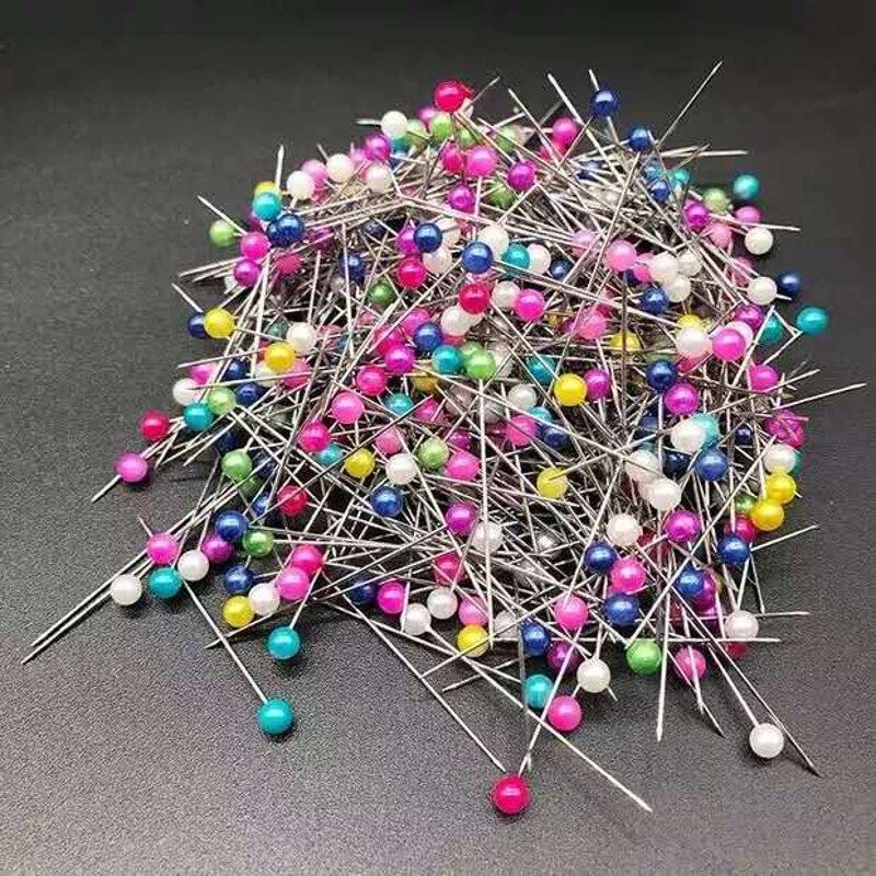 800枚/盒 彩色大头针珠光针衣服立裁固定针定位针手工插针定型针,文具电教/文化用品/商务用品,大头针,淘宝优惠券,粉丝福利购,淘宝优惠卷